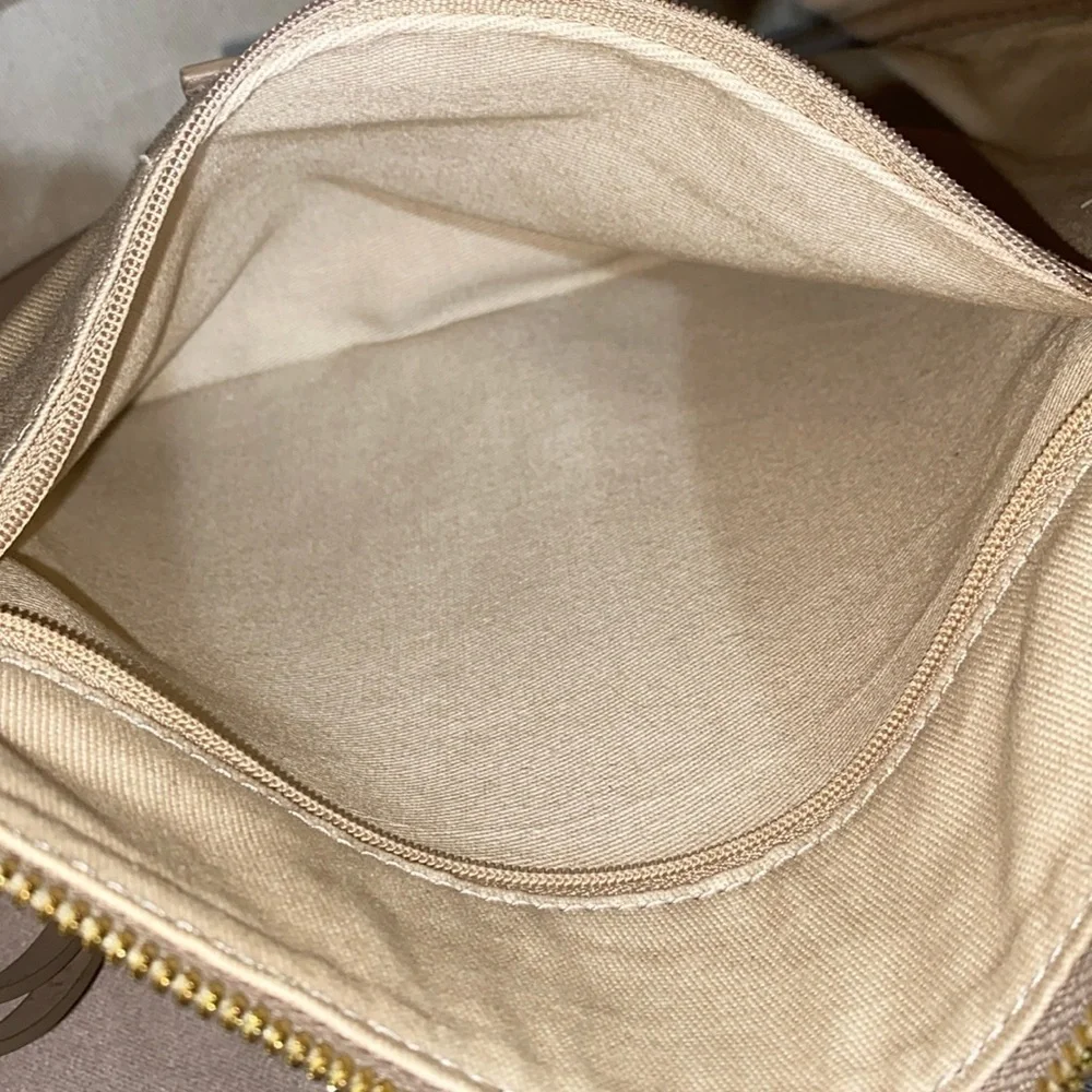 Aallyn Ingrid Marley hobo Biscotti Beige Leather Shoulder Bag